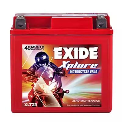 Exide XLTZ5 Battery 5 Ah Xplore (F2V2, R15,Ray, Pulsar 150,Ray ZR)