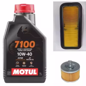 Motul 10W40 Fully Synthetic Service Combo for fzv2/fzv3